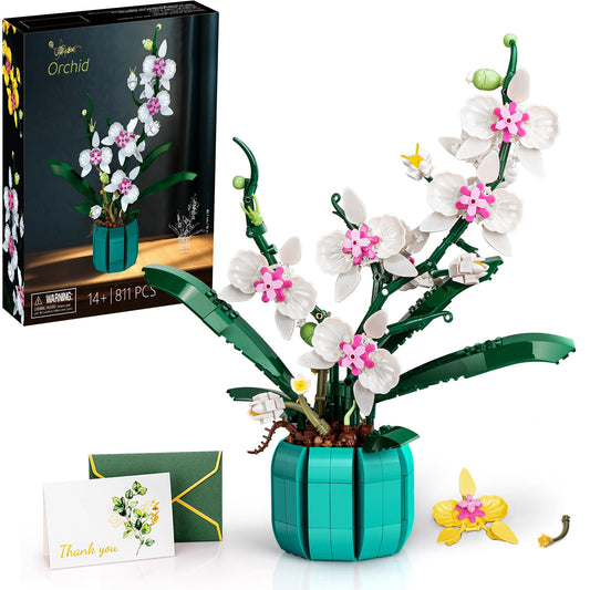 JOJO&Peach orchid bonsai stem detail for a lifelike home or office display.