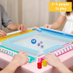 Jolitac complete mahjong set as a stylish centerpiece.