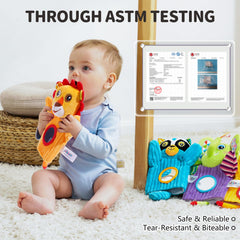 Jollybaby puppet set supports interactive storytelling and role-play.