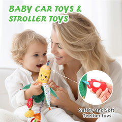 Jollybaby portable baby toy ideal for travel and on-the-go play.