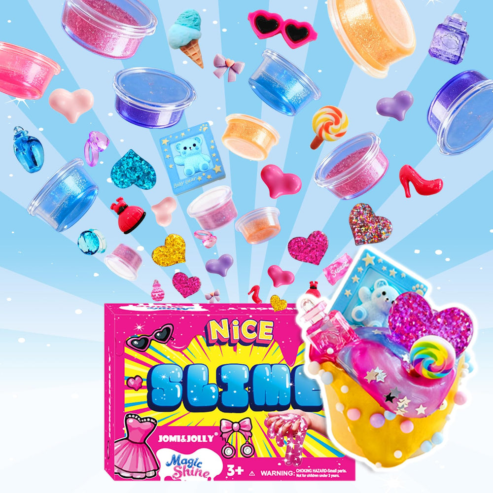 Jomi & Jolly Valentine’s slime kit gifts for birthdays and classroom rewards.