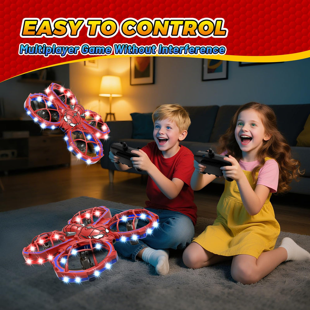 Jomzuci Spider Drone obstacle avoidance feature supports safer indoor flights.