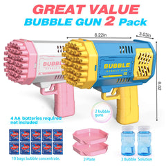 JONEG bubble machine refills ready for party play