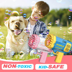 JONEG kid-friendly operation with a simple trigger for bubbles