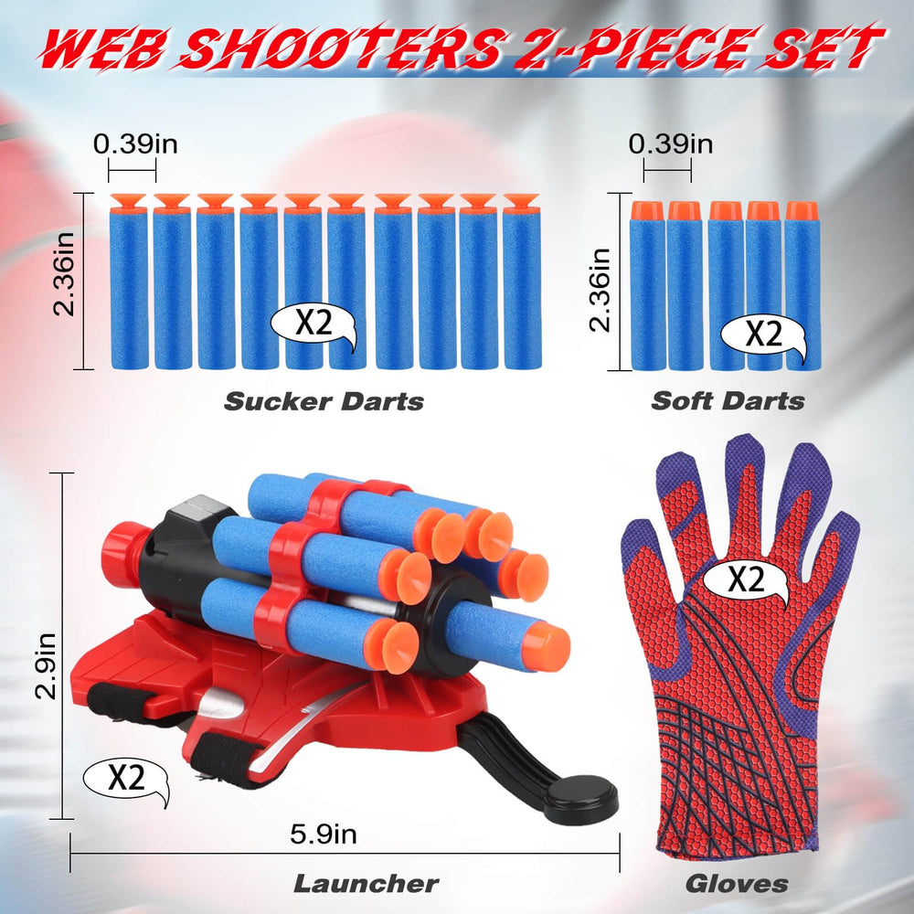 JONEG spider glove launcher close-up highlights comfortable grip for extended play sessions.