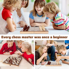 Joneytech travel chess set in use during car rides and flights.