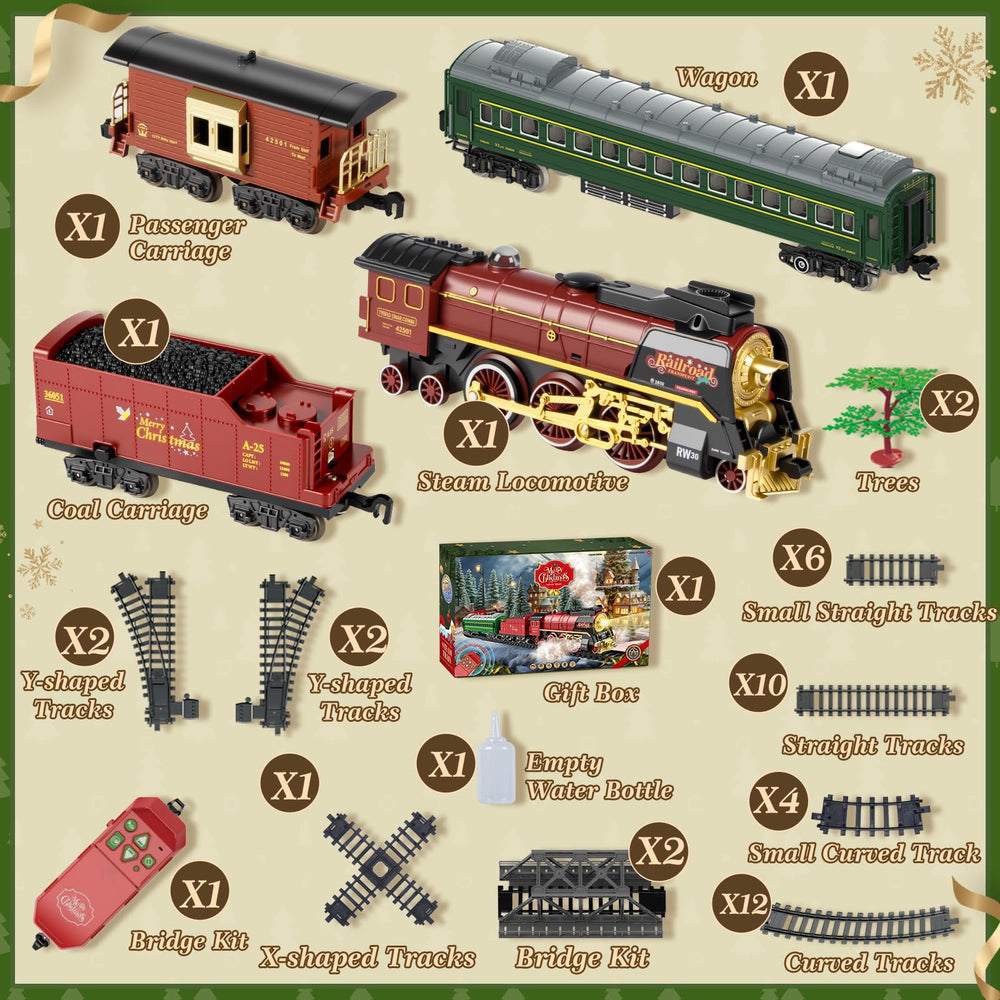 JONRRYIN electric train set remote control for easy forward and reverse