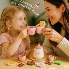 JOOMLAFLY wooden spoons for kid-friendly stirring and interaction.