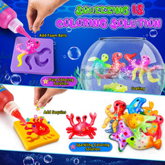 JOPSHEEN Glowing coloring solution glows in the dark for magical moments.