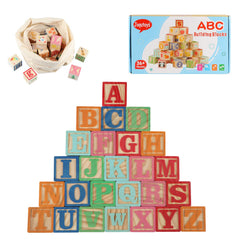 Little hands grasp 1.65-inch blocks for easy stacking and fine motor practice.