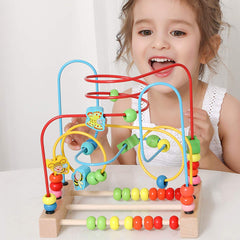 Joqutoys roller coaster bead track highlights movement and coordination