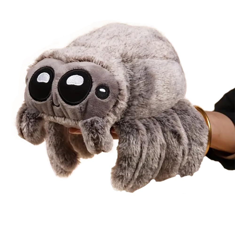 Jorkei Spider Plush Toy nine inches, an ultra-soft cuddle companion for kids.