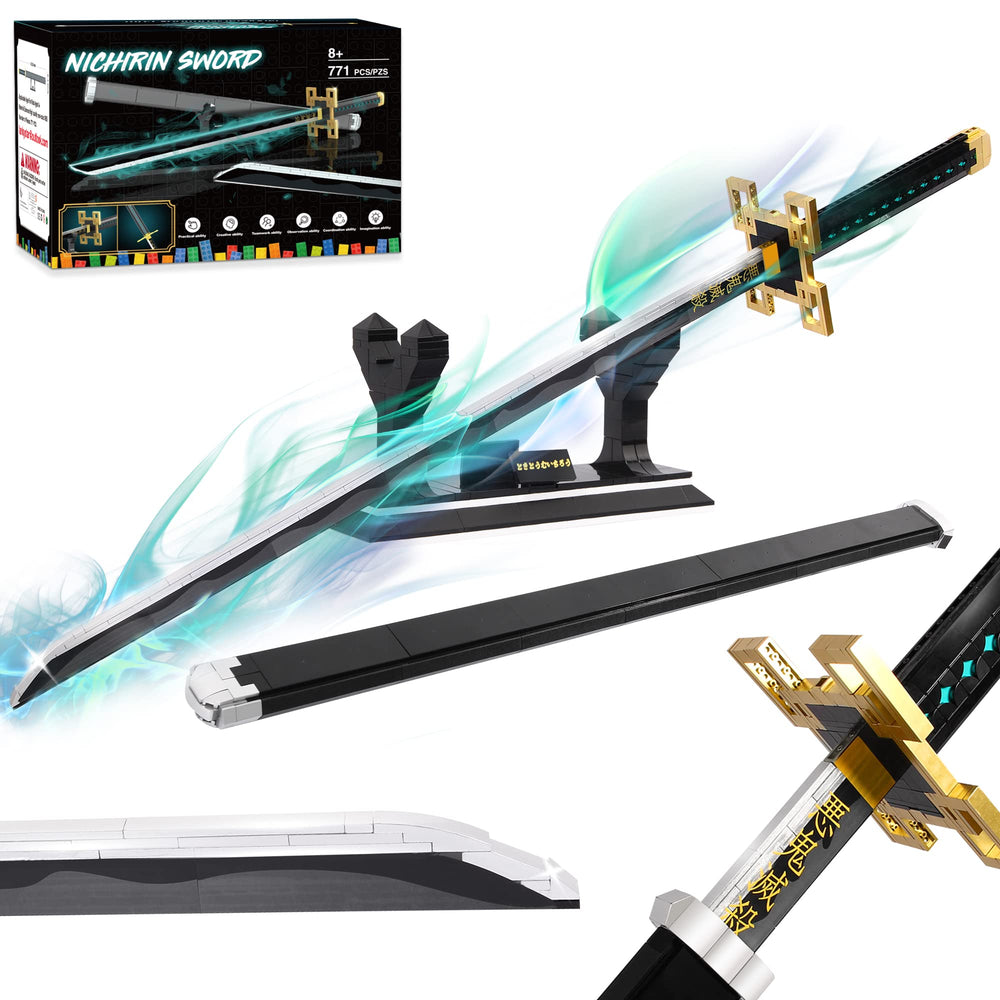 Jorumo Tokitou Muichirou sword build set front view for cosplay display.