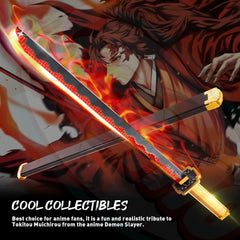 Detailed brickwork and color finish of the Yoriichi sword set