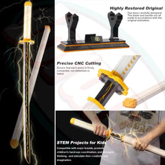 Jorumo Zenitsu sword stand providing steady support for tabletop showcases