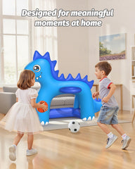 JOSEN inflatable soccer goal for versatile home sports fun