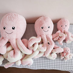 JOSON cozy octopus plush ready for bedtime, storytime, or decoration.