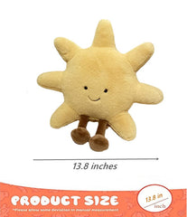 JOSON warm sun plush decor pillow adding cheerful energy to any room