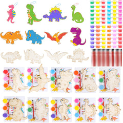 JOTIKO dinosaur paint kit for kids with 24 pieces, ideal for at-home crafts.