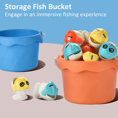 Jovarous magnetic fishing game shows catching action with magnetic fish attractors.