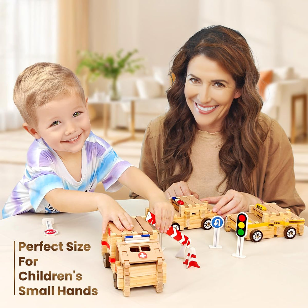 Jovi-mindly Space Blocks eco-friendly timber feel smooth for little hands