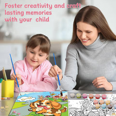 Jovial & Joyful Christmas art set for kids adds festive fun and creativity.