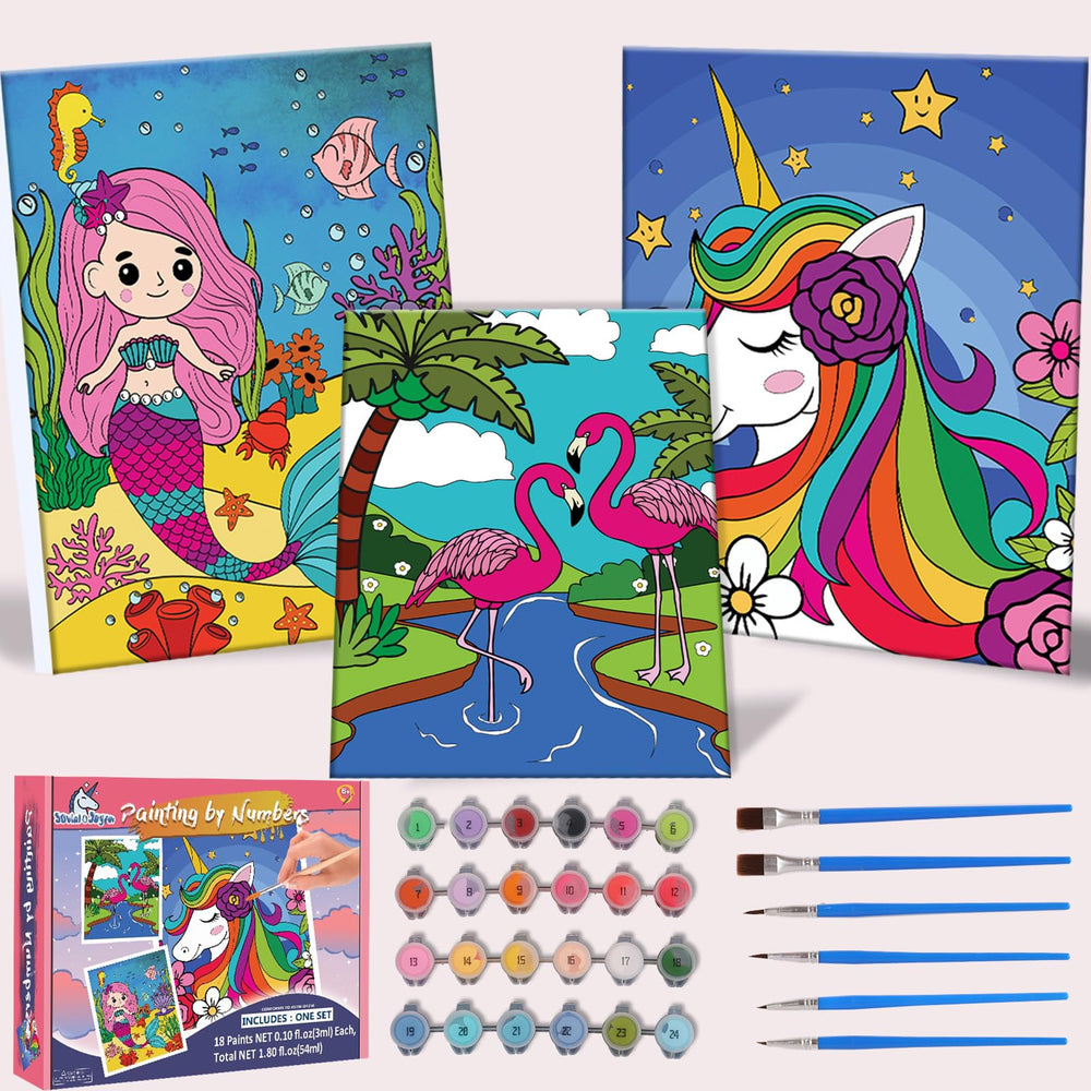 Jovial & Joyful unboxing-ready art kit with complete tools and set.