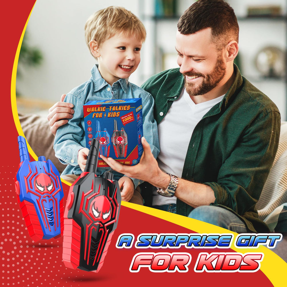 JovialToyz walkie talkie comes in gift-ready packaging for easy gifting.