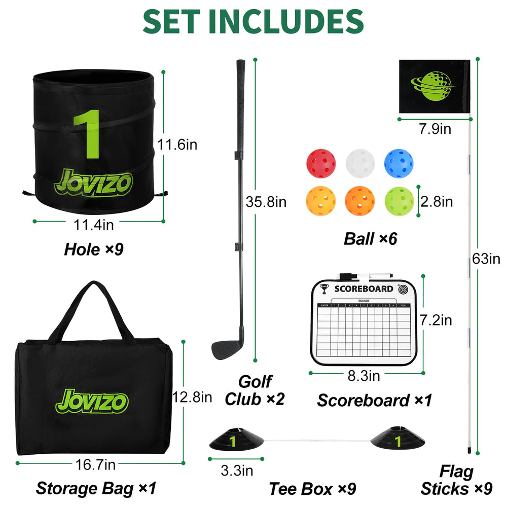 Balls are ready for fast rounds with the Jovizo set.