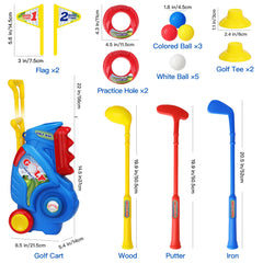Jovizo golf set for indoor and outdoor use.