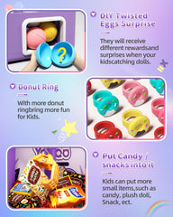 Jovow Claw Machine in action captures colorful prizes and lively play sessions