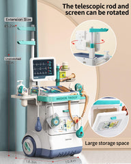 Jovow eye chart and X-ray card enhance pretend diagnostics at home.