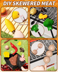 Jovow Kids BBQ Grill Playset offers tool-free assembly for quick setup.