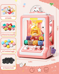 Jovow Rabbit Claw Machine detachable-rabbit-head allows quick customization and cleaning