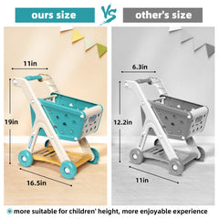 Jovow shopping cart and bag assembly for hands-on setup