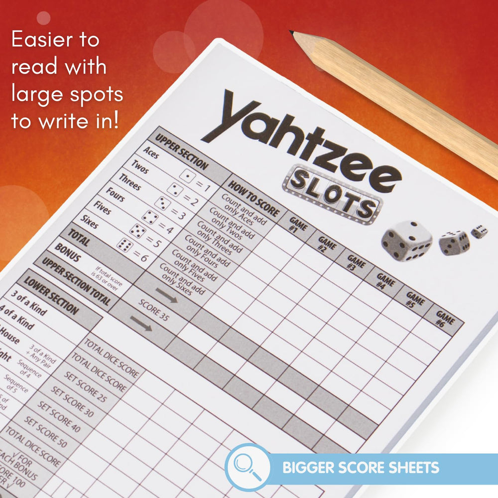 Joy for All Yahtzee Slots Game senior-friendly design emphasizes readability and approachable setup.