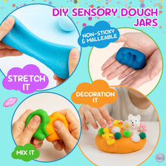 Joy Spot! Happy Yard kit play dough jar fosters outdoor imaginative play.