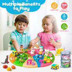 Joy Spot! Mermaid kit play dough jar inspires ocean-inspired play.