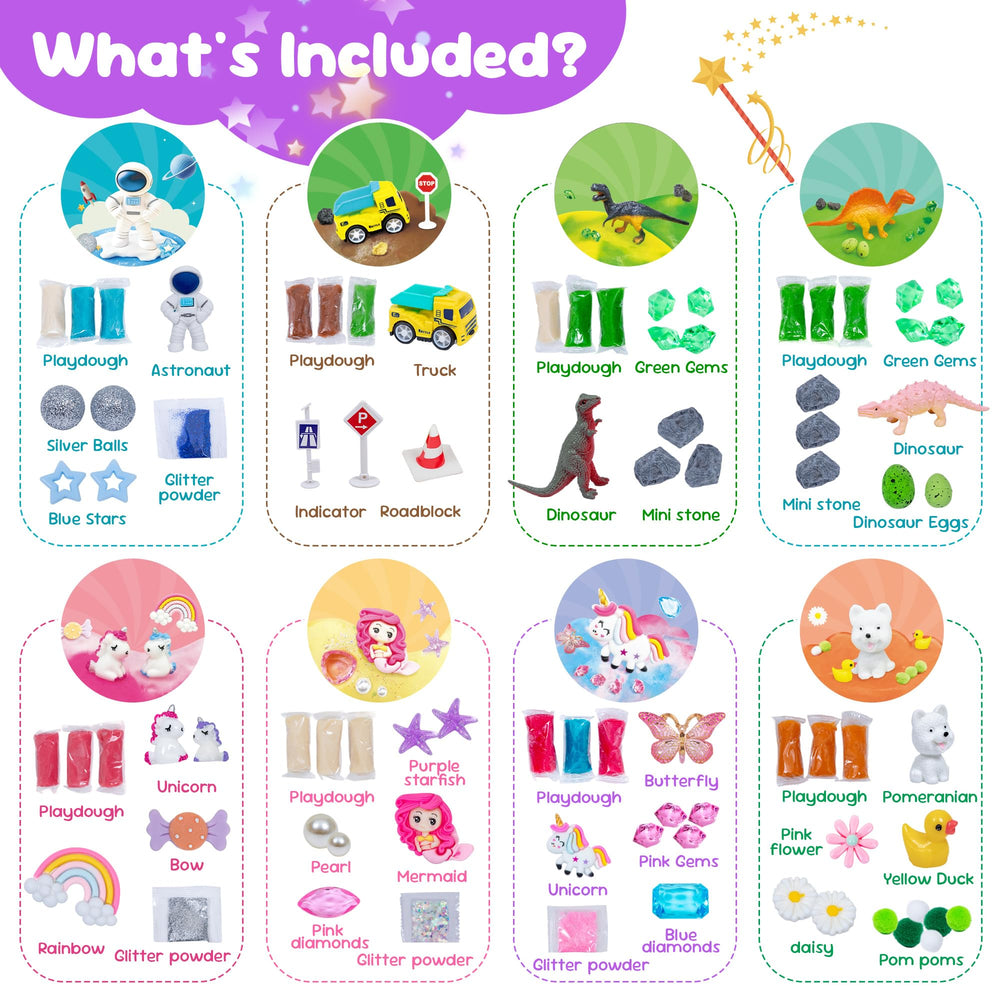 Joy Spot! Space kit play dough jar sparks space-themed creativity.