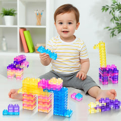 JOY SPOT! 40-piece set for STEM-inspired play, balance and spatial awareness.