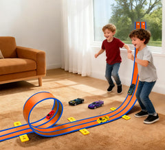 JOYANDRO hot wheels compatible track fits Hot Wheels cars and more.