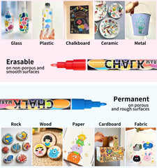 Joyask colorful markers brighten surfaces for versatile creativity.