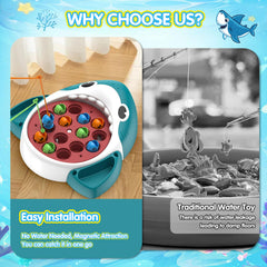 JOYBLI 20 fish set on rotating board encourages color recognition and dexterity