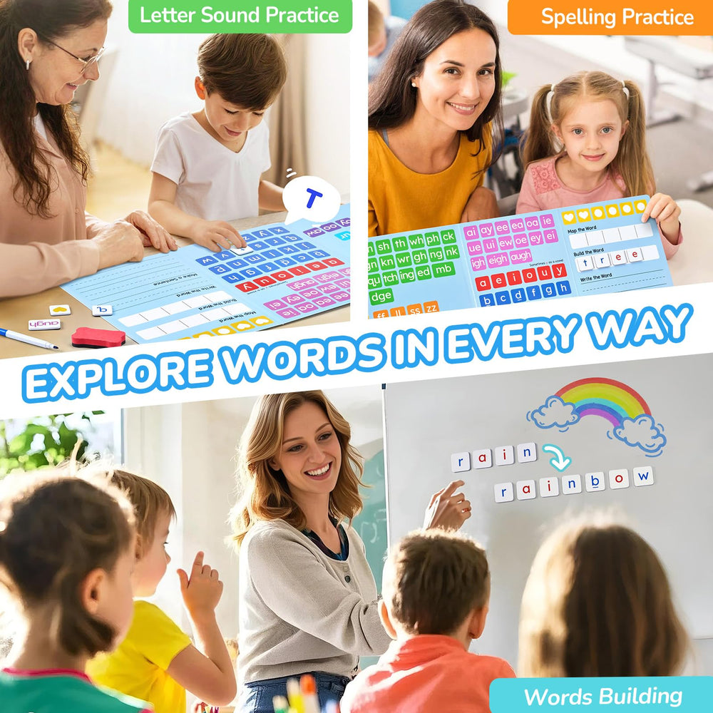 JoyCat 265 blank tiles invite customizable word-building opportunities.