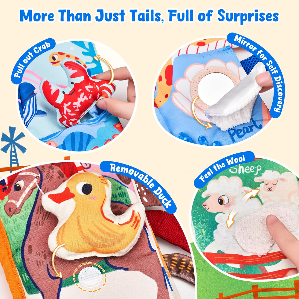 JoyCat peekaboo flaps image reveals surprises and sensory curiosity