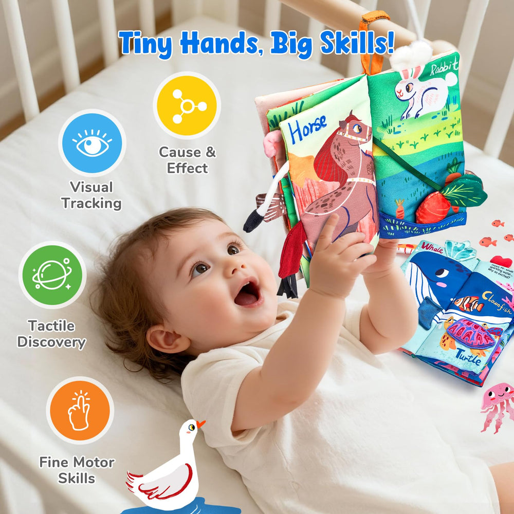 JoyCat touch-and-feel tails image boosts fine motor curiosity