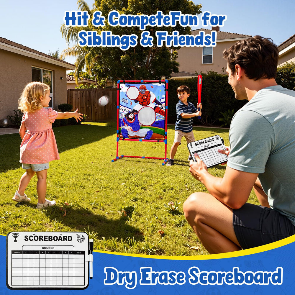 JoyCat T-ball bat set enables safe batting practice