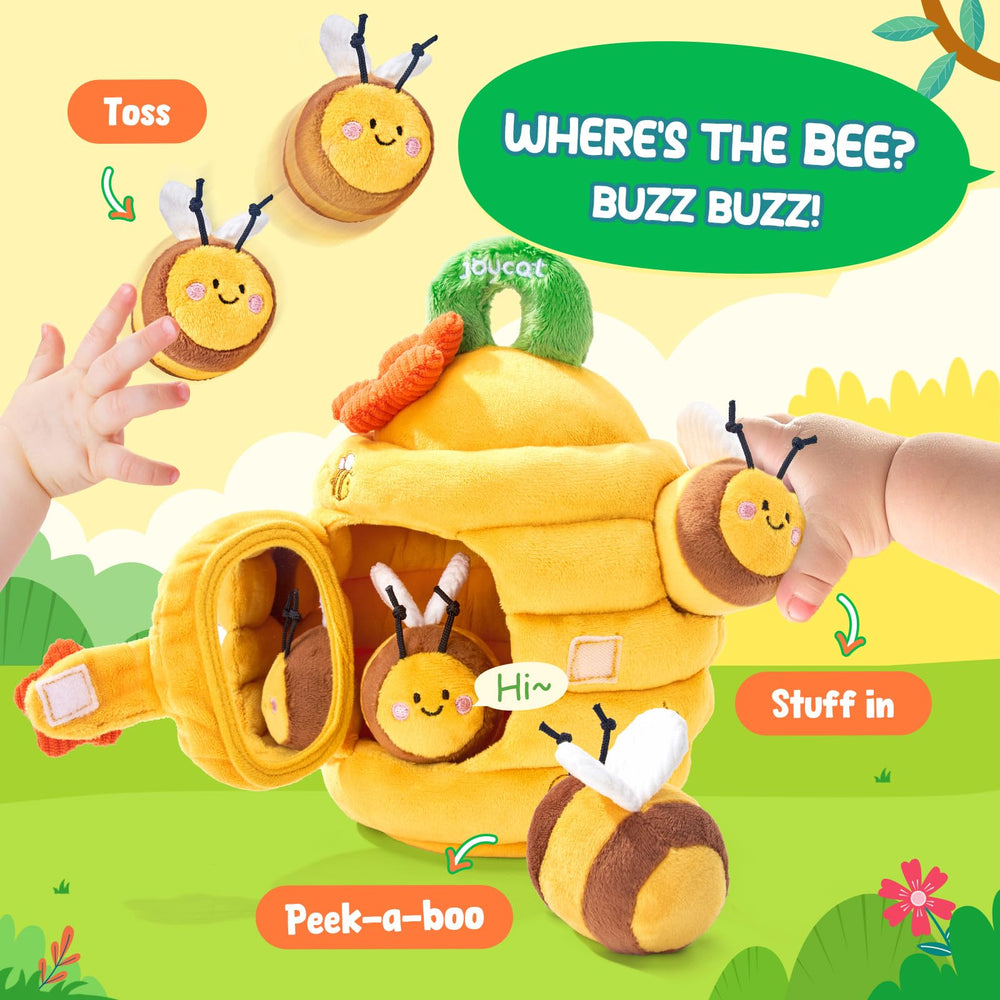 Beehive with mirror door for peekaboo and self-discovery