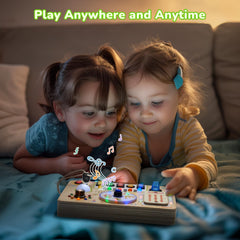 JoyCat Busy Board safe wooden construction with smooth edges for peace of mind.