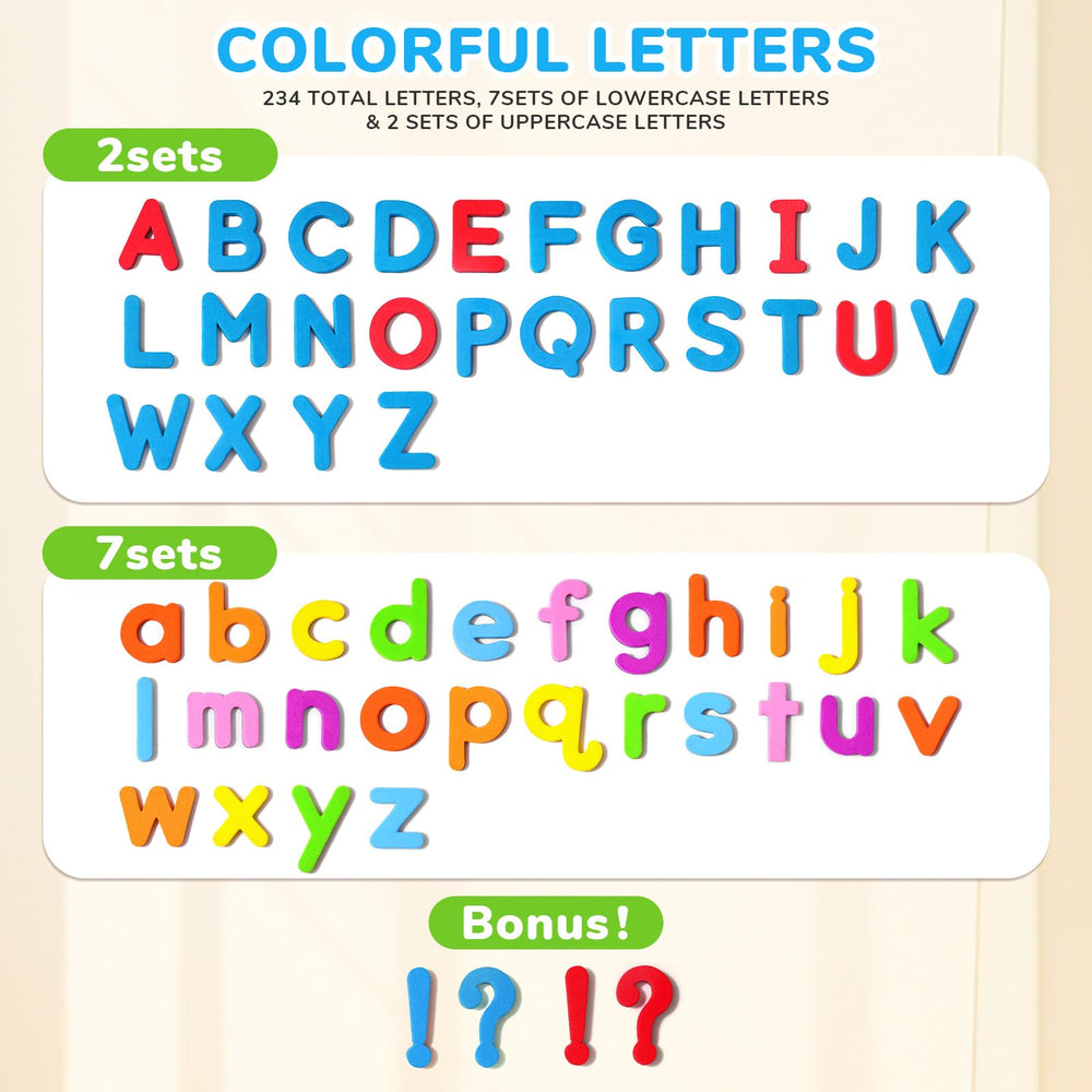 JoyCat lowercase letters set helps early readers recognize shapes and practice spelling.